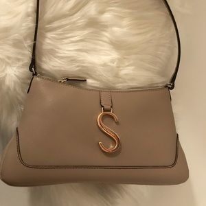 Strathberry S BAGUETTE in Cappuccino color